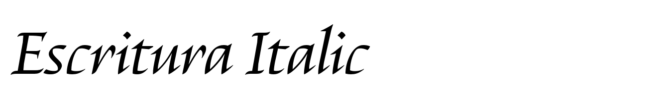 Escritura Italic